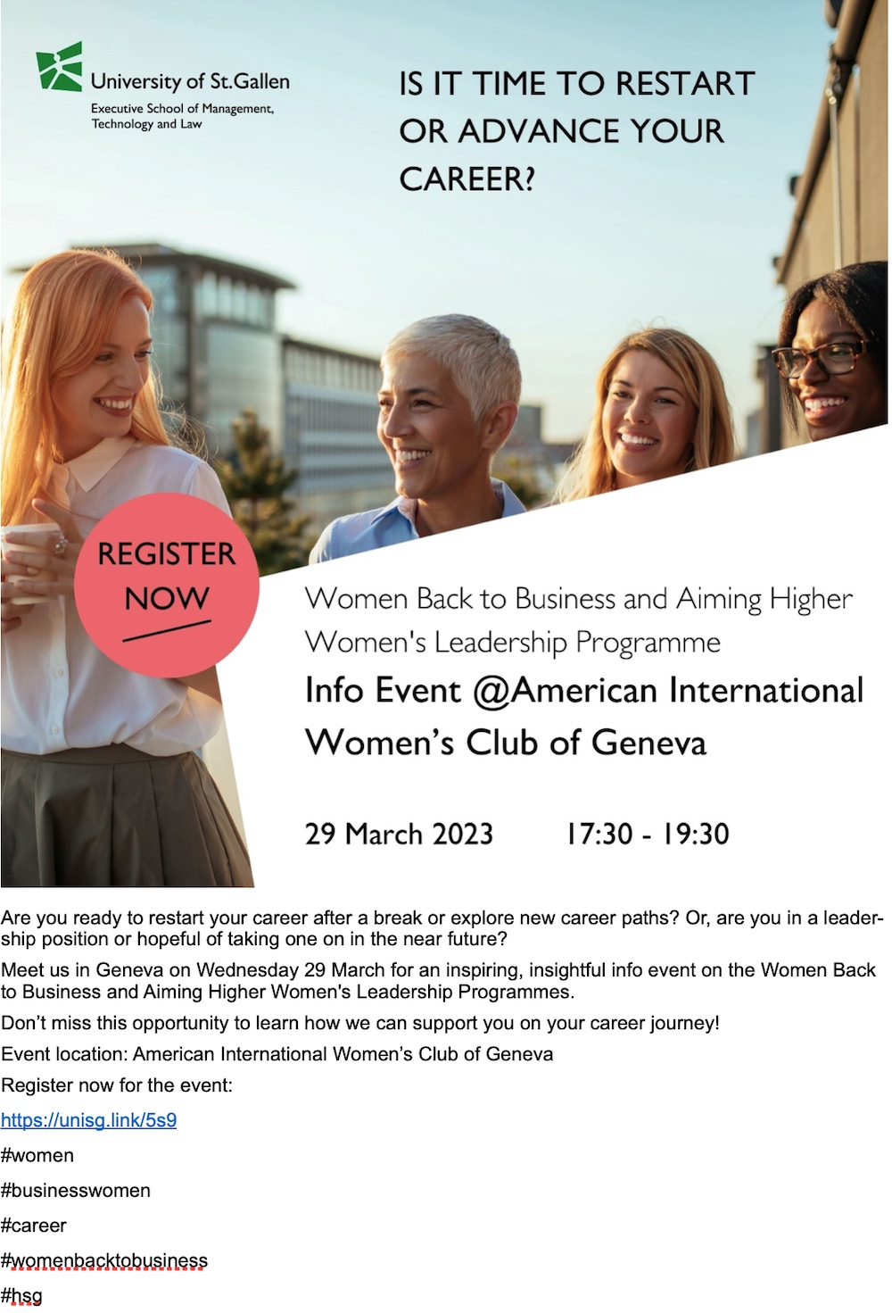 AIWC women back to work