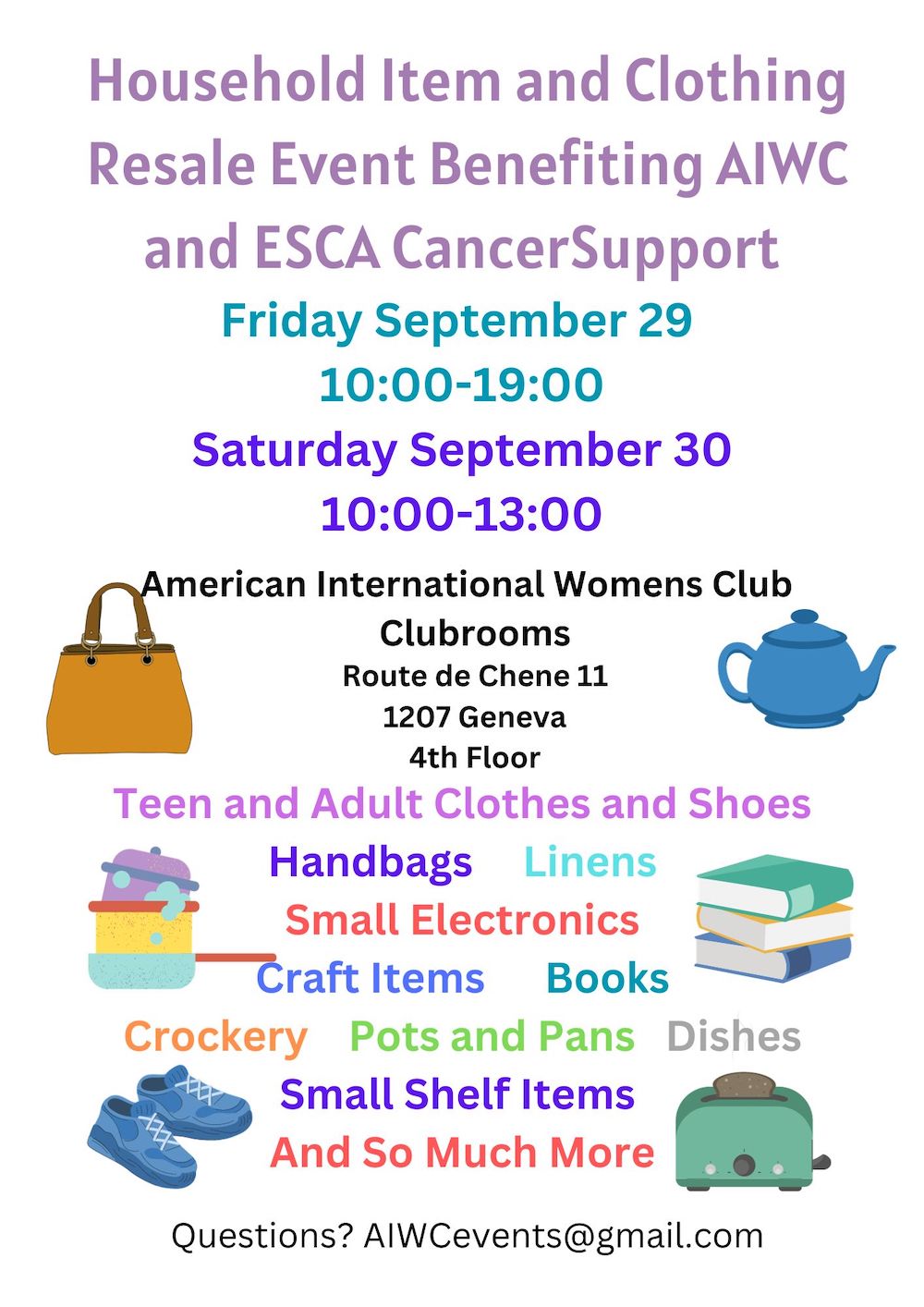 Household Item and Clothing Resale Event1