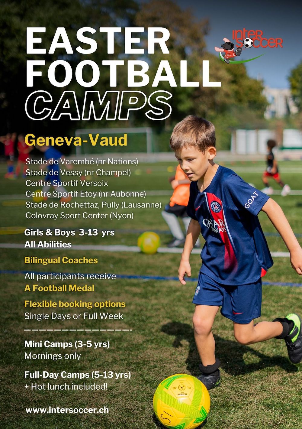 intersoccer SPRING COURSES FLYER GENEVA to VAUD copy
