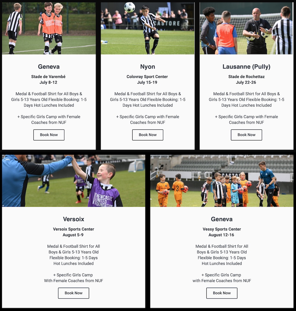 Newcastle United coaching event GE VAUD copy