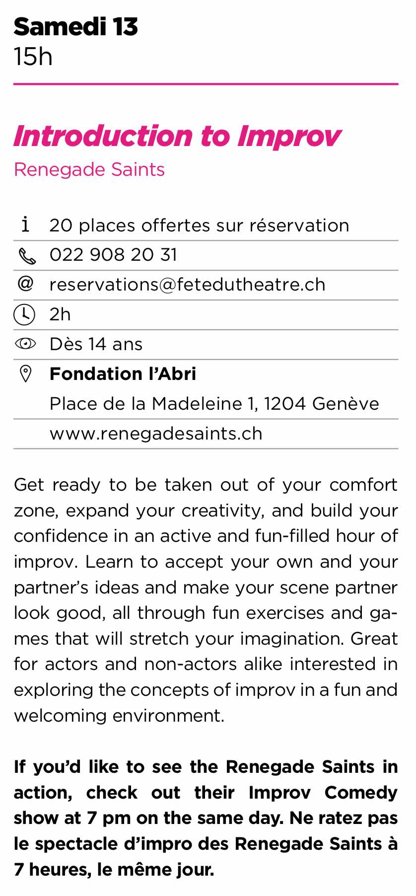 fetetheatreintroimprov