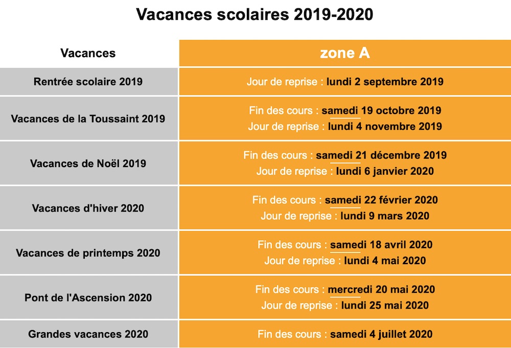 FranceSchoolHolidays