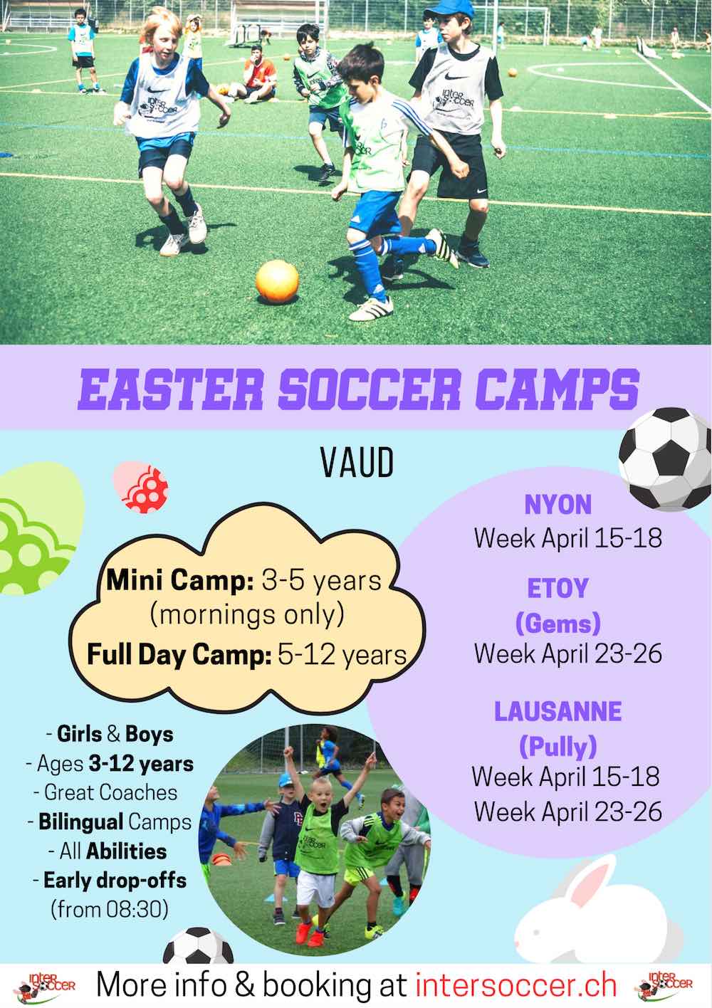 intersoccer easter Vaud
