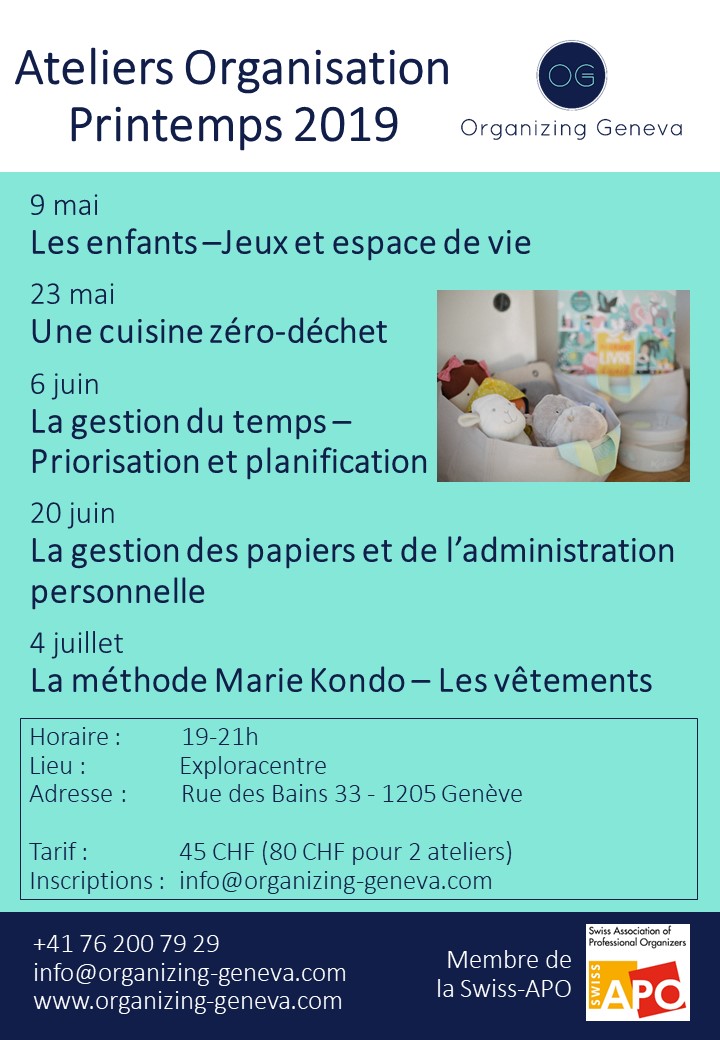 organizinggeneva Flyer Ateliers Printemps19