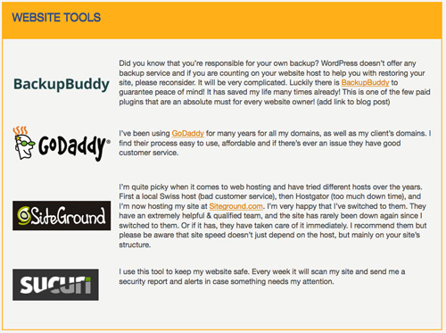 websitetools