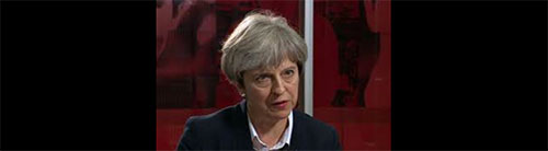 British PM Theresa May 500