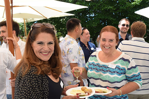 Alumni at the celebration lunch at Brillantmont International School brillantmont birthday 3new