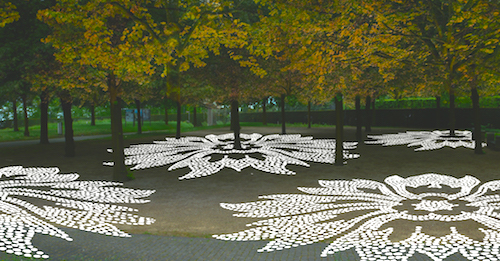 Photomontage « Fleurs de feu », tilleuls © www.muma-art.com