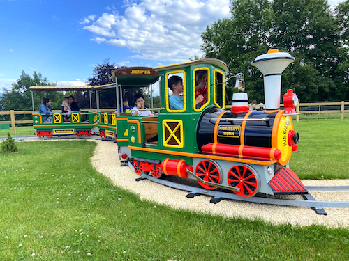 50 ans Signal de Bougy voyager avec le train du kidz land