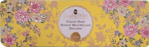 Victorian Floral Shortbread Tin