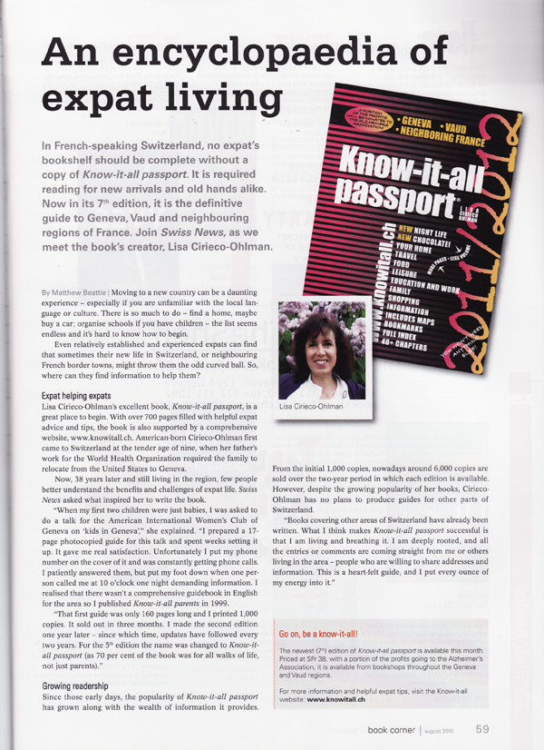 Swiss News October 2010